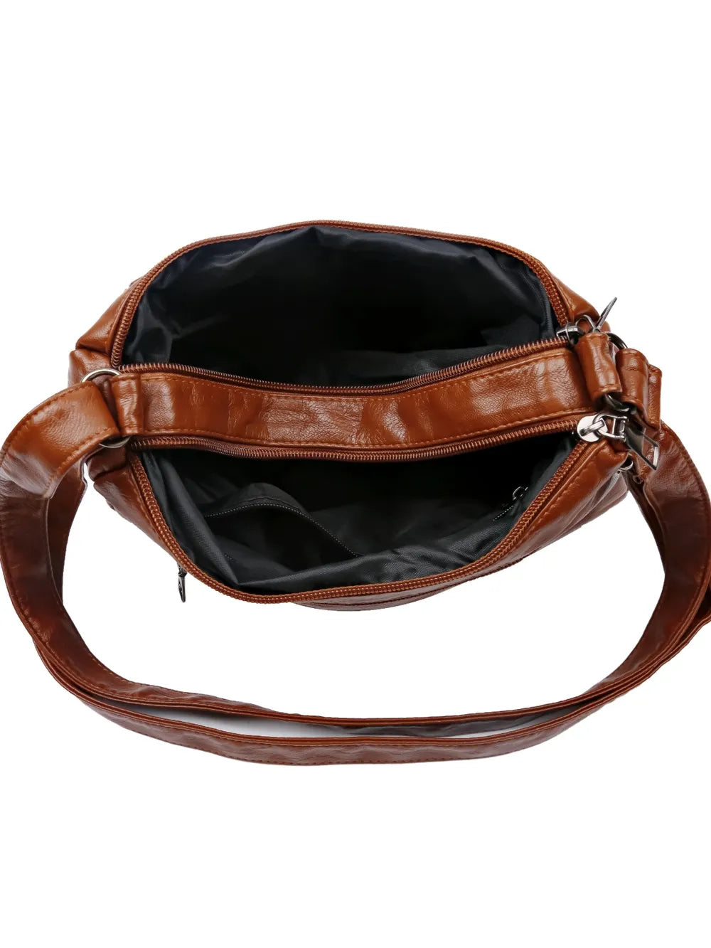 Sac porté épaule en cuir à bandoulière réglable