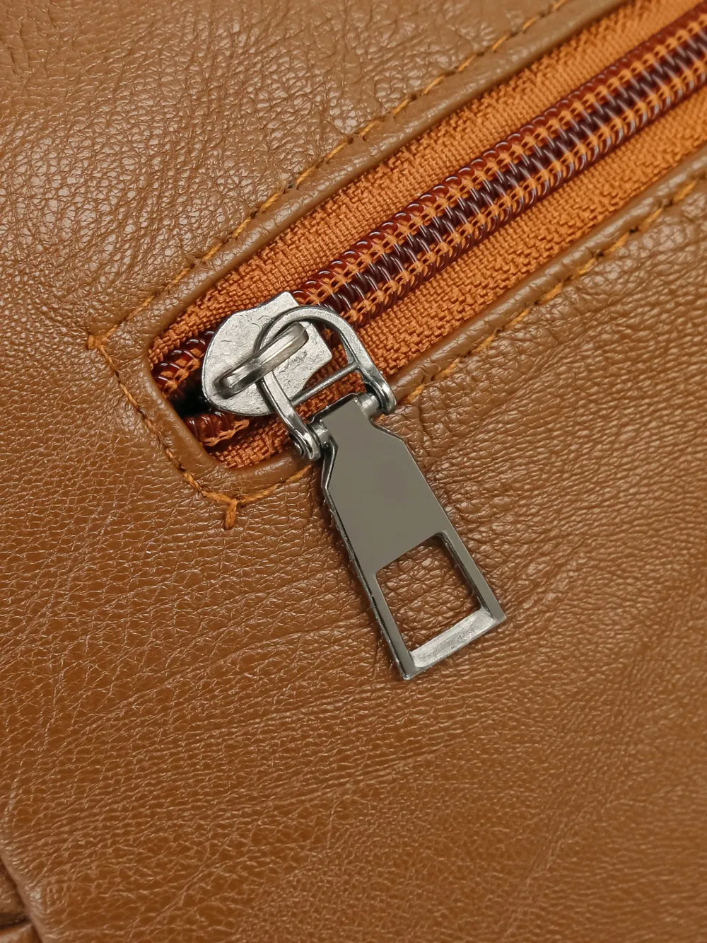 Gevlochten detail PU Lederen Crossbody Tas – Medium Schoudertas met Meerdere Ritsen voor Dames