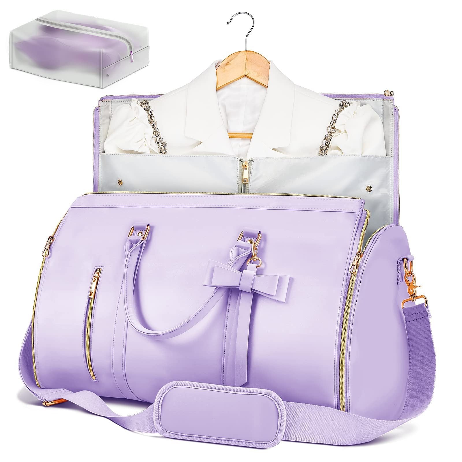 Amazirhub Travel Bag 2.0 – Sac de voyage pour femmes avec compartiment à chaussures, qui ne froisse pas les vêtements