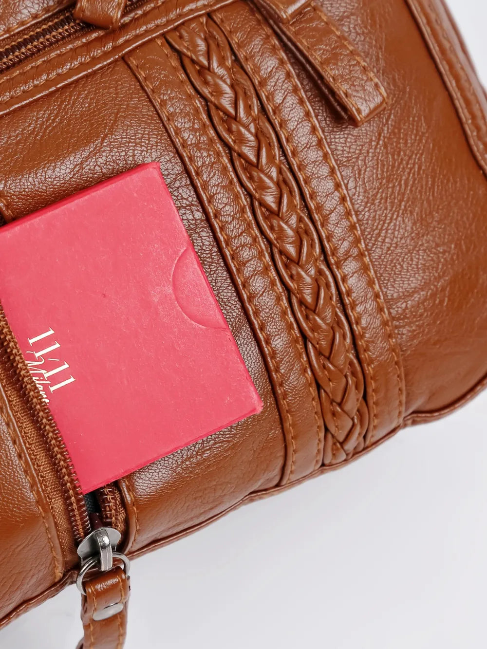 Sac porté épaule en cuir à bandoulière réglable