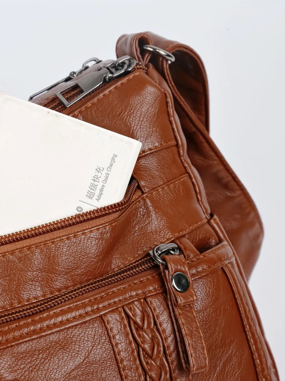 Sac porté épaule en cuir à bandoulière réglable