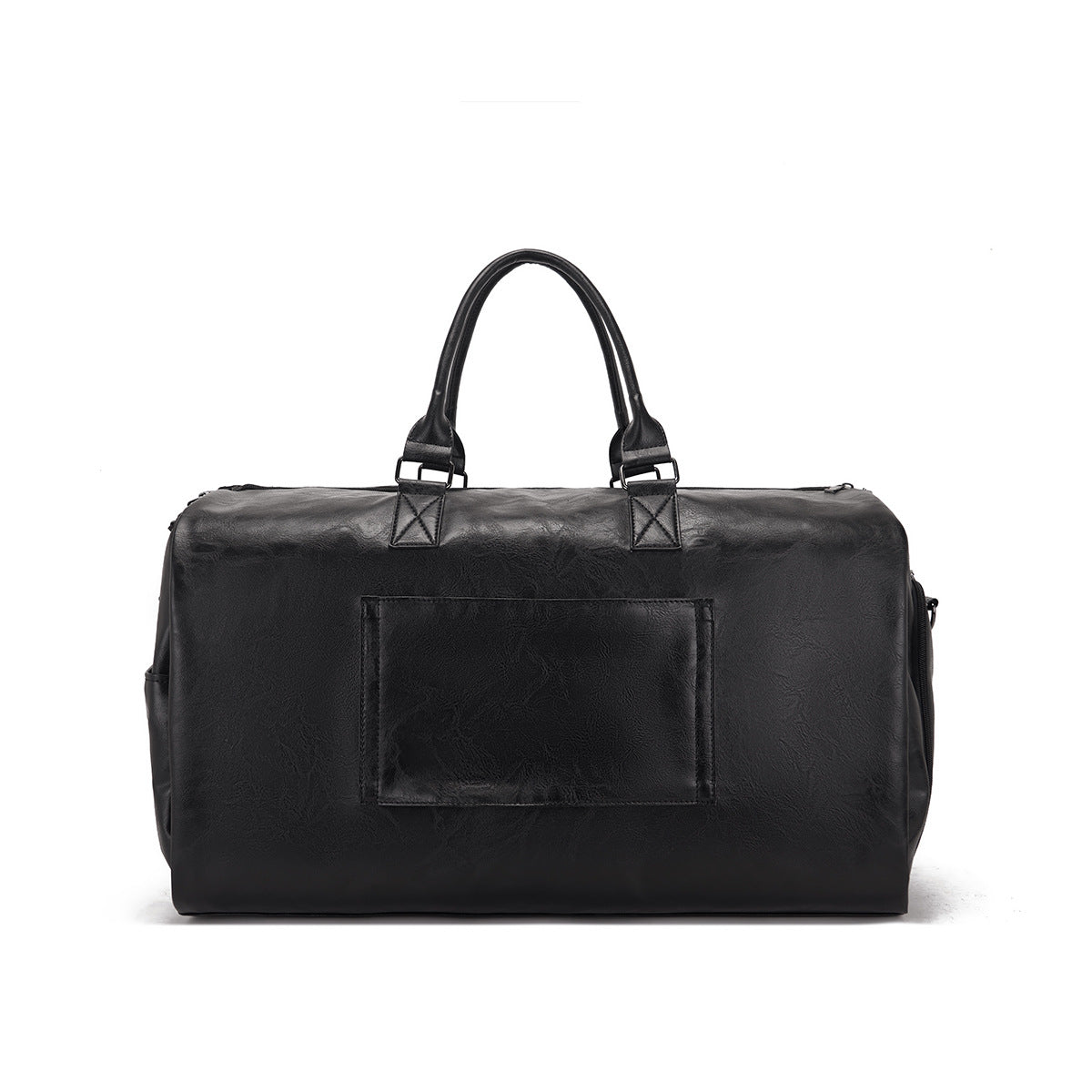 Travel Clothes Bag PU Leather Garment Duffel – Carry-On Suit Clothing Bag, Dress Clothes Bag & Weekend Duffel for Men Women