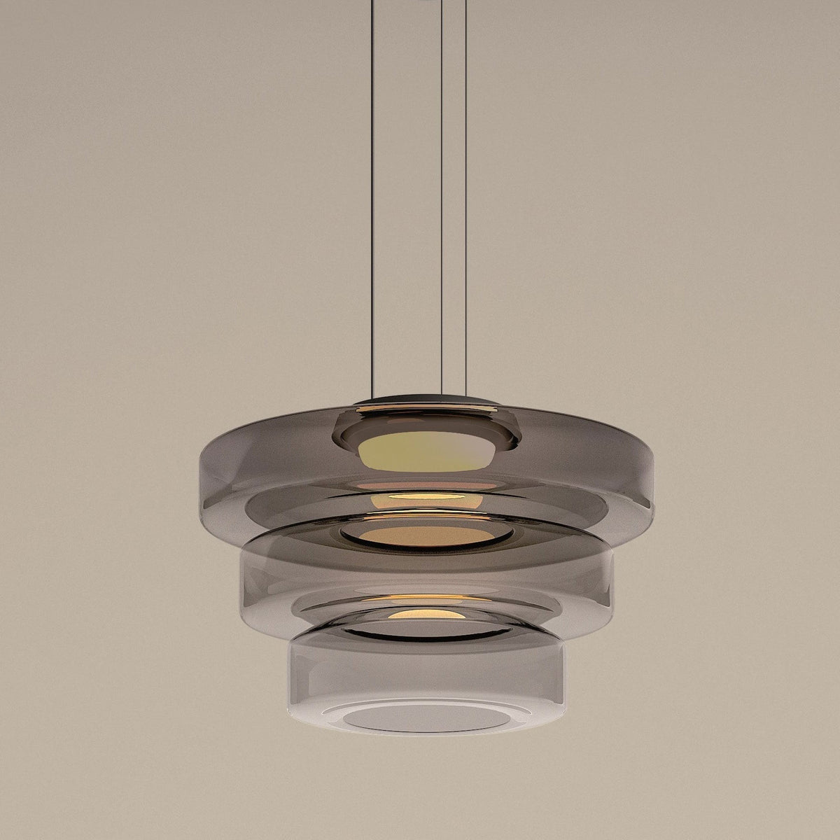 Jojo Glass Pendant Light Multi-tiered Structure
