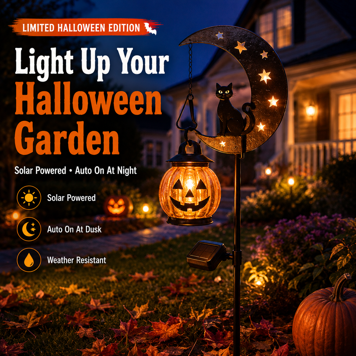 Solar Halloween Garden Light