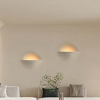 Aria Modern White Recessed LED Wall Lamp with Metal and Plaster Finish