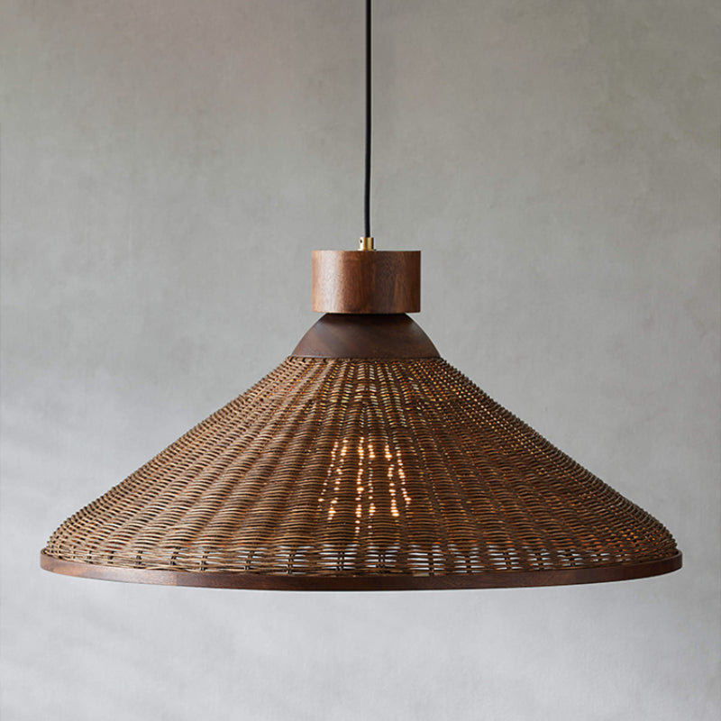 Silva Retro Design LED Pendant Light Rattan Living Room/Restaurant/Hotel