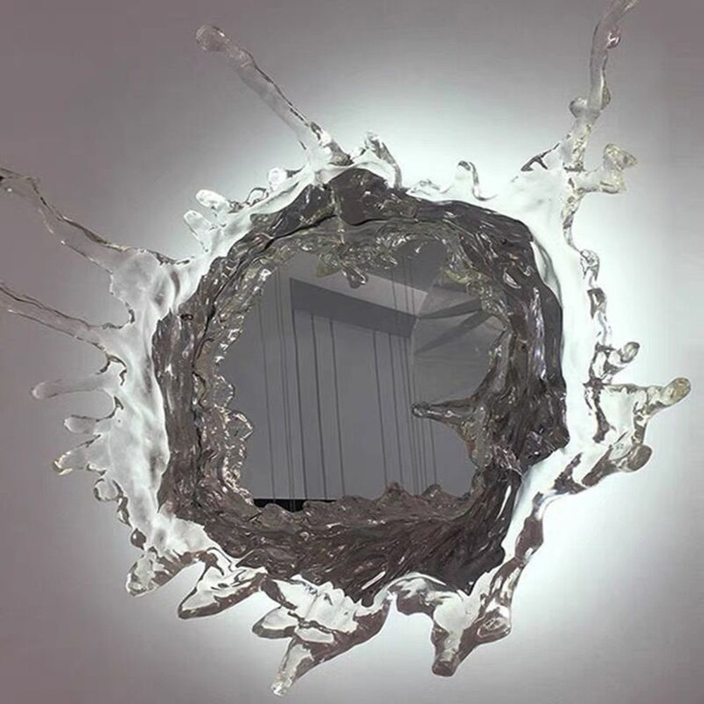 Kristy Water Ripple Mirror Wall Lamp – Elegant Reflective Lighting