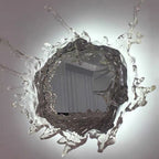 Kristy Water Ripple Mirror Wall Lamp – Elegant Reflective Lighting