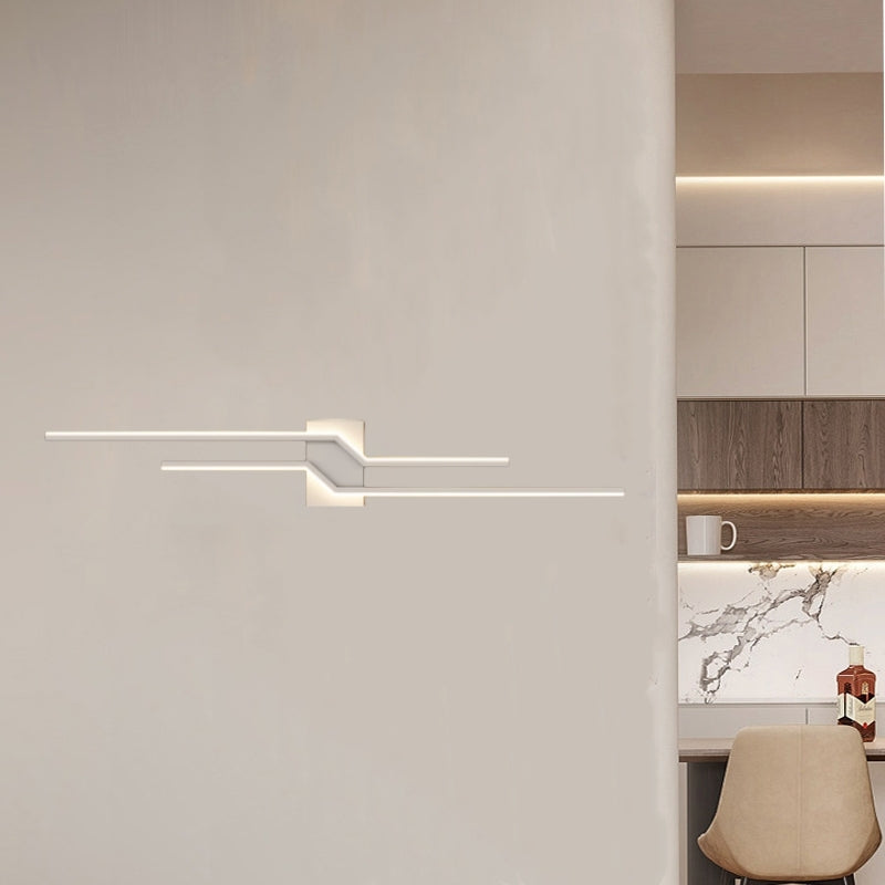 Arisha Modern Minimalist Linear Metal Vanity Wall Light