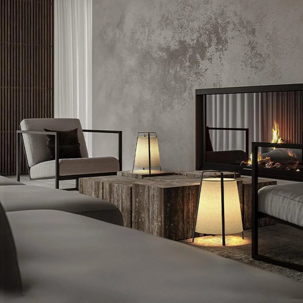 Ritta Modern Minimalist Fabric Floor Lamp, S/L