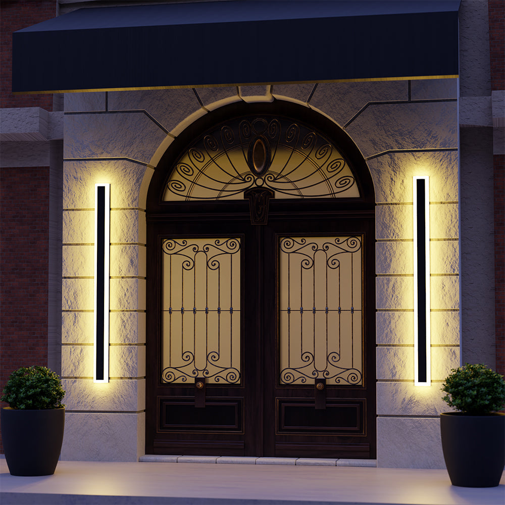 Vynn Modern Linear Outdoor Wall Lamp