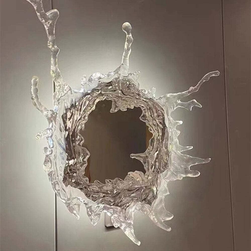 Kristy Water Ripple Mirror Wall Lamp – Elegant Reflective Lighting