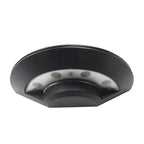 Ray Flying Saucer Outdoor Wall Lamp – Black Metal LED Light