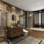 Kristy Water Ripple Mirror Wall Lamp – Elegant Reflective Lighting