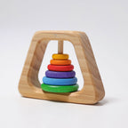 Grimm's Rainbow Rattle Pyramid