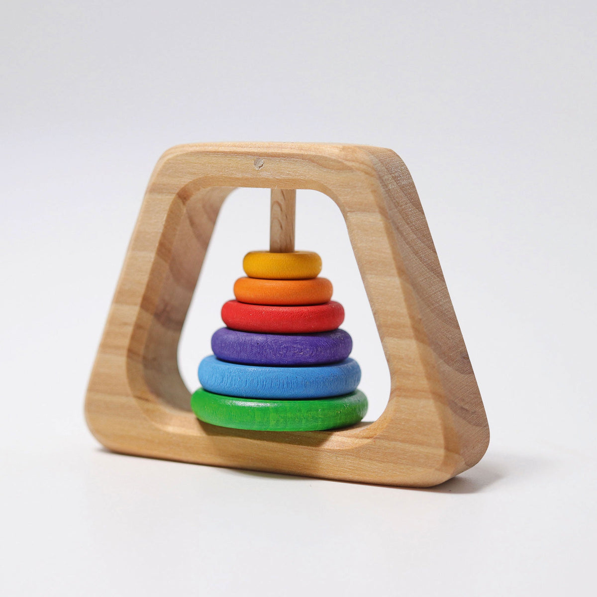 Grimm's Rainbow Rattle Pyramid