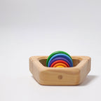 Grimm's Rainbow Rattle Pyramid