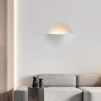 Aria Modern White Recessed LED Wall Lamp with Metal and Plaster Finish