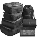 7-Piece Travel Packing Cubes Set – Suitcase Clothing Organizer Bags for Luggage, Mesh Packing Cubes & Travel Storage Bags