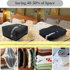 Travel Vacuum Storage Bags with Pump – 17L Compression Packing Bags for Clothes and Luggage