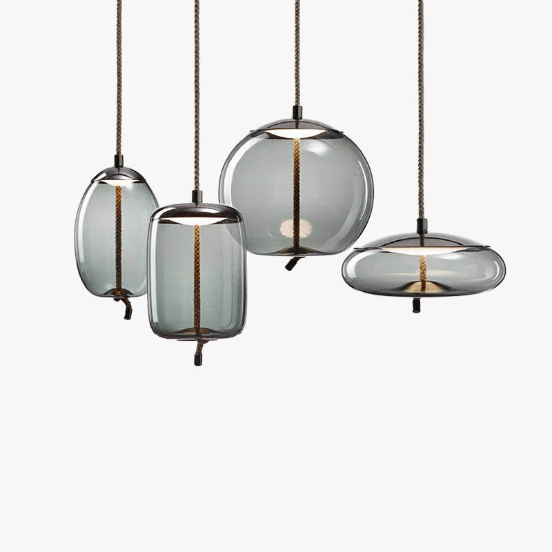 Valentina Nordic LED Pendant Light, Decorative Glass