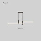 Prym Pendant Light Modern Linear Dining Room