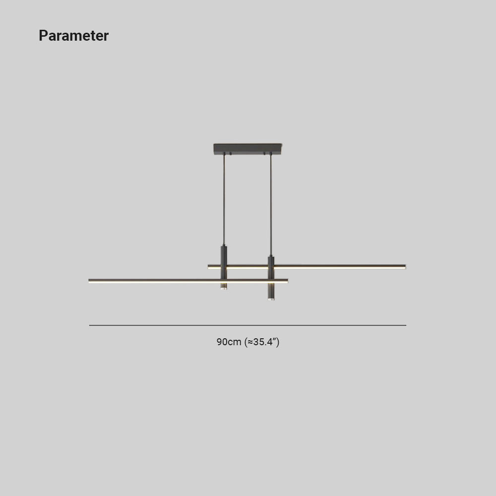 Prym Pendant Light Modern Linear Dining Room