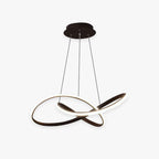 Arisha Modern Led Pendant Light, Black/White, Living Room/Bedroom