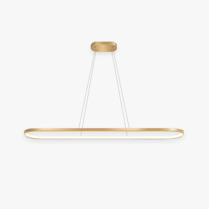 Junel Minimalist Oval Interior Hanging Pendant Light