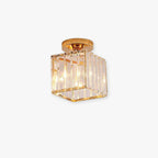 Stonel Modern Metal/Crystal Ceiling Light, 3 Colors