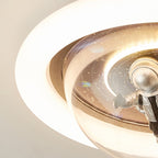 Aria Cosmic Astronaut & Galaxy Motif Flush Mount Ceiling Light