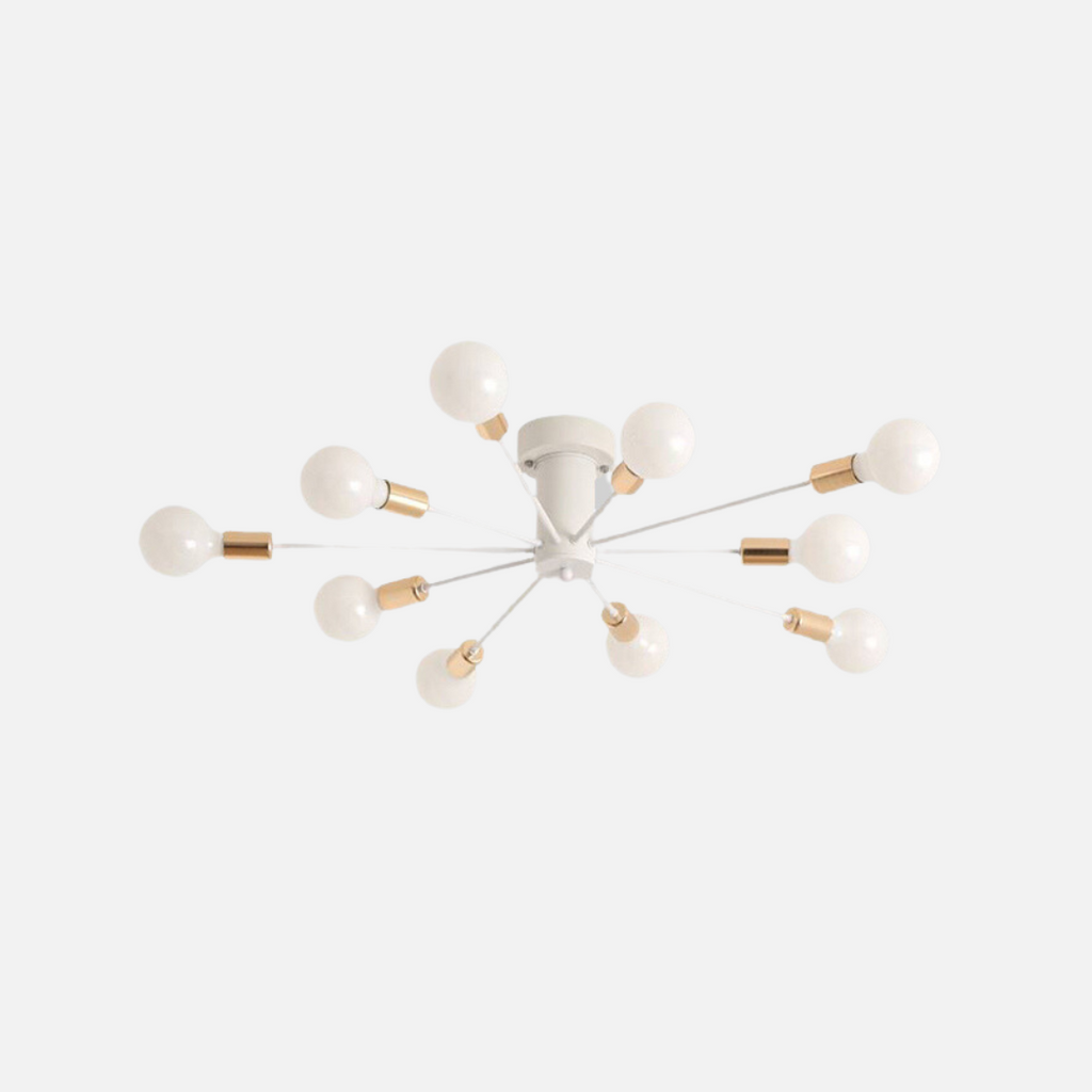 Silva Modern Simple Flush Mount Ceiling Light, 6/8/10 Heads