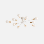 Silva Modern Simple Flush Mount Ceiling Light, 6/8/10 Heads