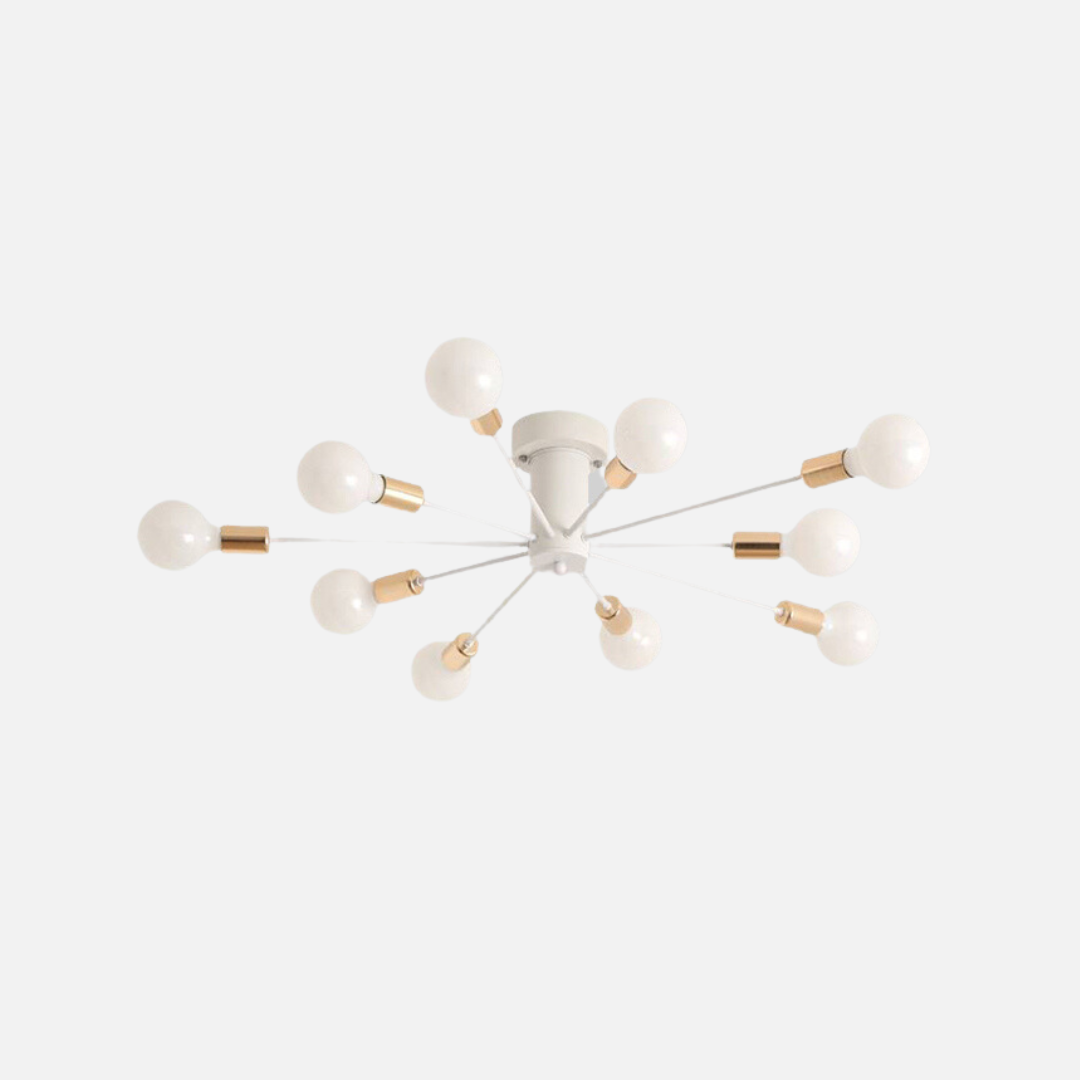 Silva Modern Simple Flush Mount Ceiling Light, 6/8/10 Heads