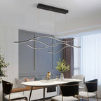 Arisha Modern Wave Pendant Light, 2 Colour