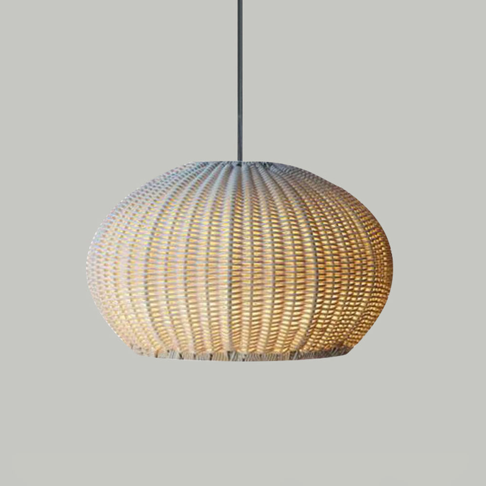 Ray Modern Lantern Pendant Light, Metal/, Beige/Coffee
