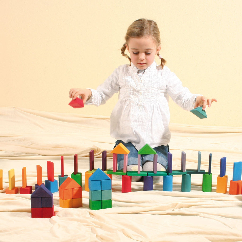 Grimm's Shapes and Colors 4×4 Building Set