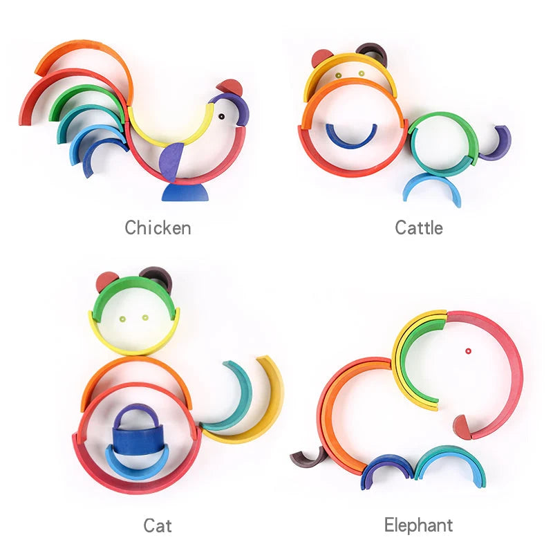 Grimm's Rainbow Large 12 pieces