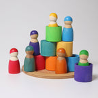 Seven Friends in Bowls