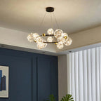Valentina Art Deco Luminous Sphere Cluster Glass Pendant Light