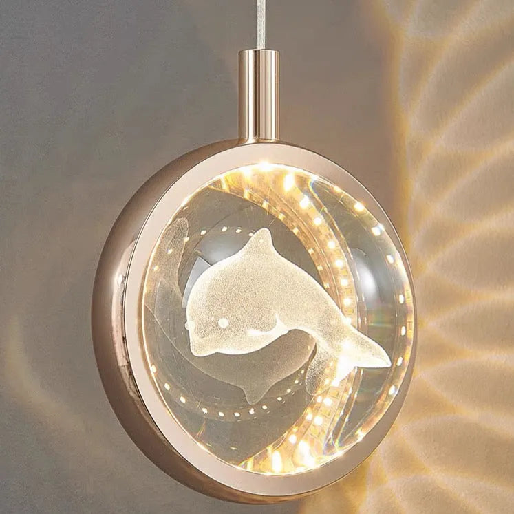 Kristy Morden Spherical Metal Pendant Light, Gold