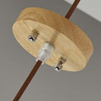 Muto Modern Birdcage Wood Pendant Light