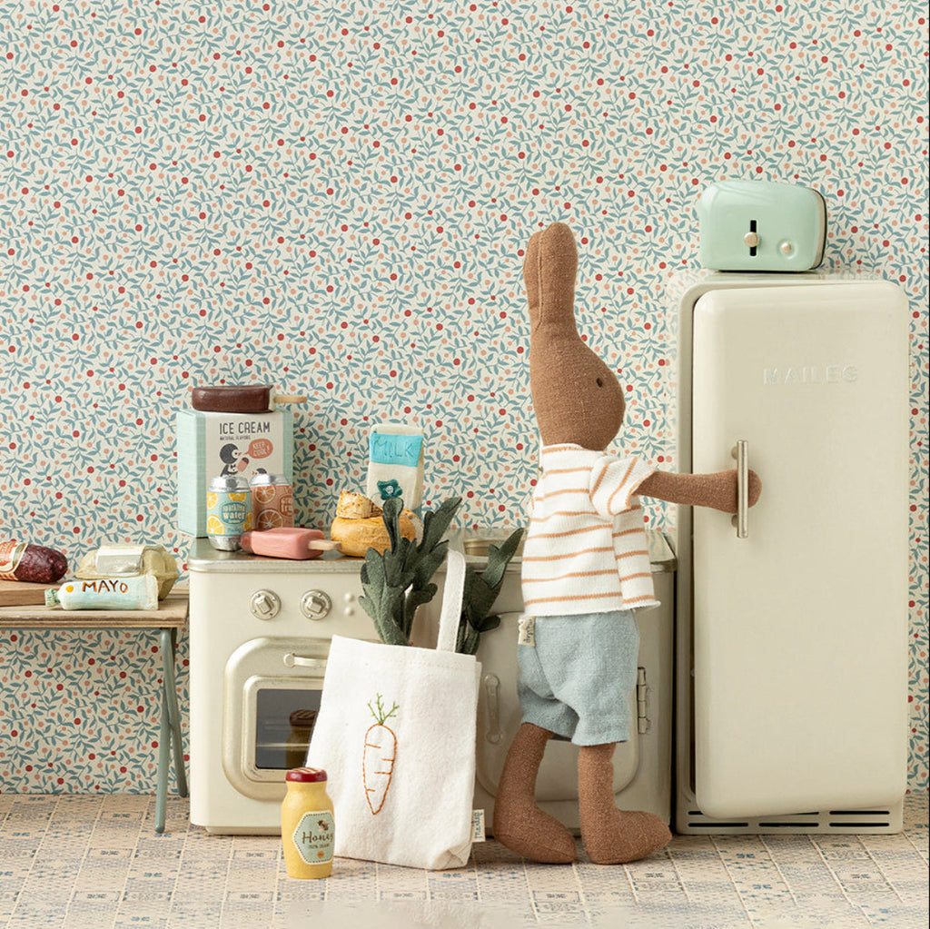 Maileg Dollhouse Fridge, Miniature Size
