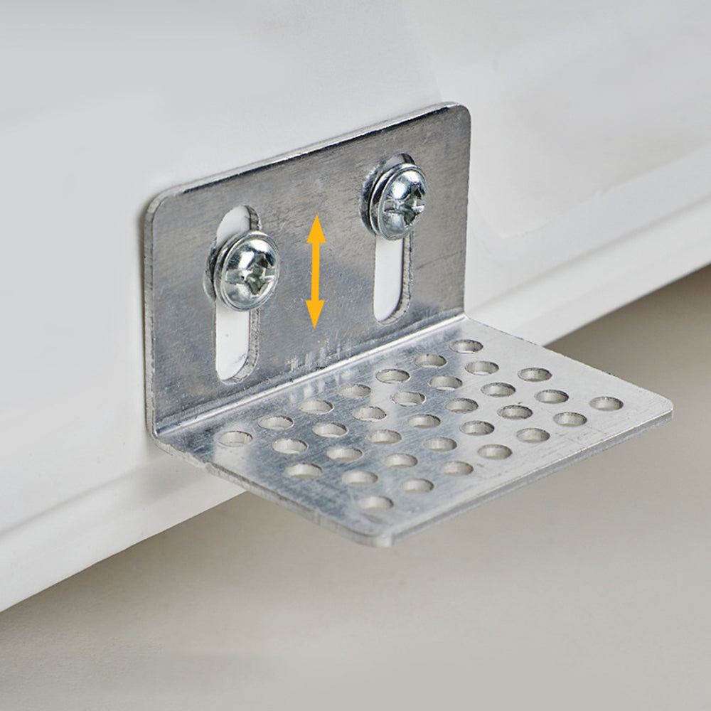 Aria Modern White Recessed LED Wall Lamp with Metal and Plaster Finish