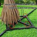 Flying Broom Halloween Decor