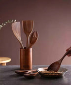 Wooden Acacia Kitchen Utensil - Set of 7