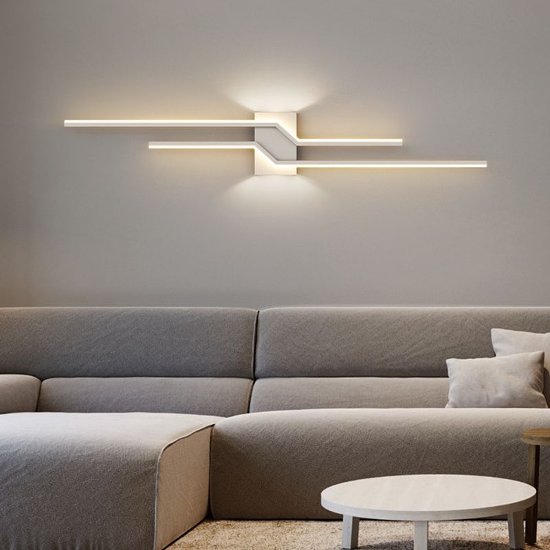Arisha Modern Minimalist Linear Metal Vanity Wall Light