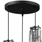 Kristy Cluster Pendant Light, Black & Gold