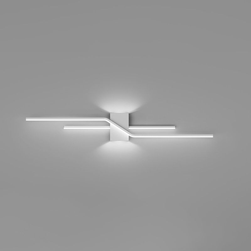 Arisha Modern Minimalist Linear Metal Vanity Wall Light