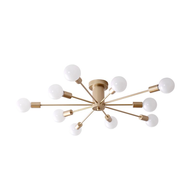 Valentina Modern Globe Bubble Flush Mount Ceiling Light